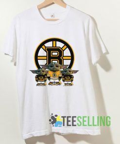 Boston Bruins logo baby Yoda T shirt Adult Unisex Size S-3XL
