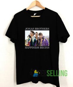 Jonas Brothers Happiness Begins T shirt Adult Unisex Size S-3XL