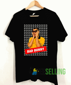 Bad Bunny Art T shirt Adult Unisex Size S-3XL