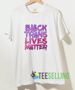 Black Trans Lives Matter Classic T shirt Adult Unisex Size S-3XL