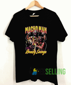 Collage Macho Man Randy Savage T shirt Adult Unisex Size S-3XL