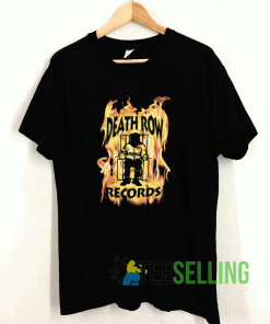 Death Row Records Flames T shirt Adult Unisex Size S-3XL