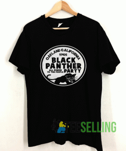 Oakland California 1966 Black Panther Party T shirt Adult Unisex Size S-3XL