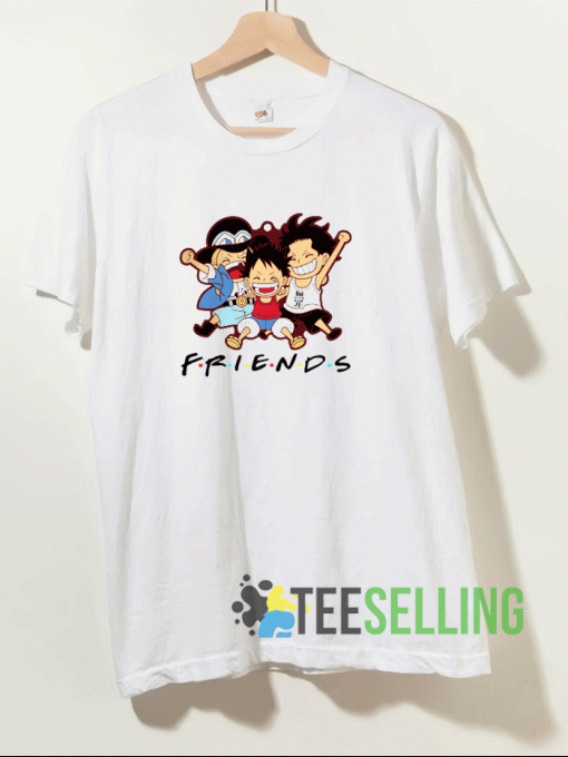 One Piece Characters Friends T shirt Adult Unisex Size S-3XL