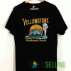 Yellowstone National Park Retro T shirt Adult Unisex Size S-3XL