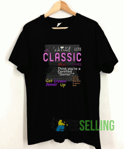 I Love Eating Classic Games T shirt Adult Unisex Size S-3XL