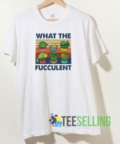 Cactus Cats What The Fucculent Tshirt