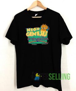 Garfield Neon Genesis Evangelion Tshirt