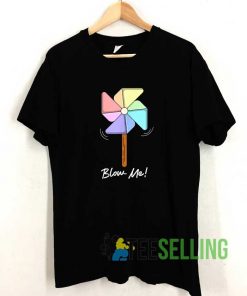 Blow Me Pinwheel Graphic Tshirt