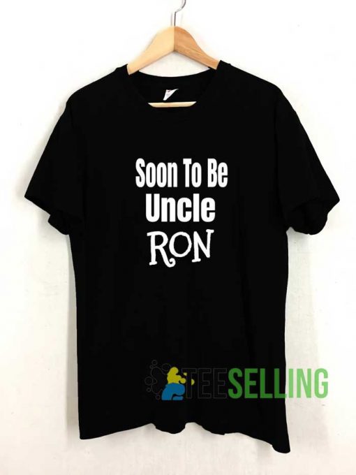 Soon To Be Uncle Ron Letter Tshirt