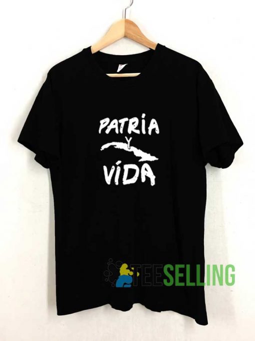 Patria Y Vida Lettering Tshirt