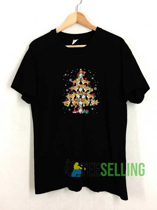 Sheltie Christmas Tree Meme Tshirt