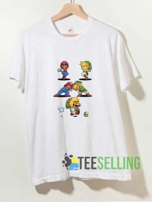 Legend Of Zelda Mario Tshirt