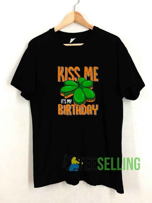 Vtg Kiss Me Its My Birthday Tshirt
