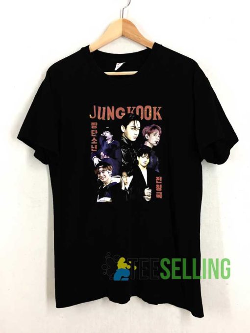 Vintage Jeon Jungkook Skeleton Bootleg Bts T-Shirt