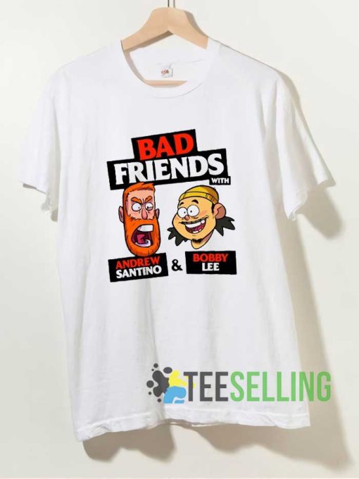 Bad Friends Merch Podcast Wth Andrew And Bobby T-Shirt
