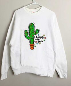 Happy New Year Cactus Sweatshirt