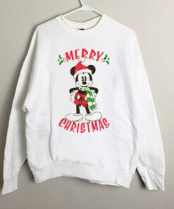 Merry Christmas Vintage Mickey Sweatshirt
