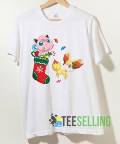 Jiggly Puff and Fennekin Gift Stocking Pokemon Shirts