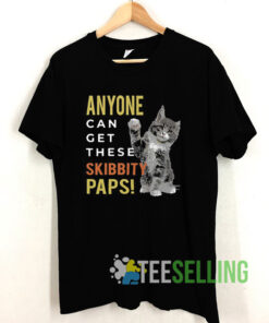 Funny Cat Lover Skibbity Paps Shirt