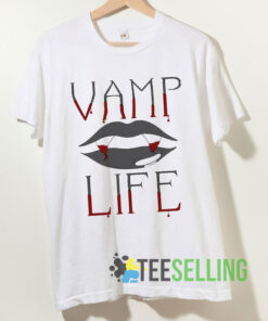 Bleeding Lips and Teeth Life Vamp Shirt