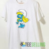 Smurfette T shirt Adult Unisex Size S 3XL