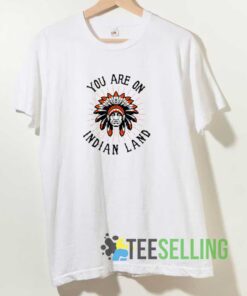 You Are on Indian Land Indigenous Peoples Day Shirt