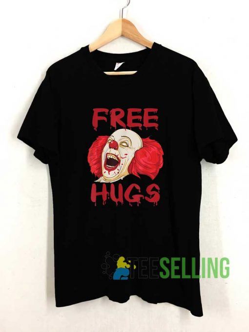 Free Hugs Creepy Clown Tshirt