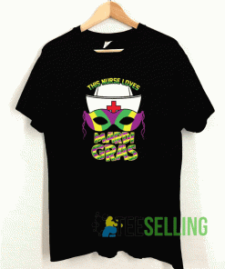 Nurse Loves Mardi Gras T shirt