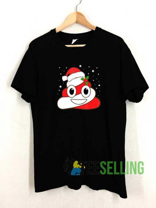 Santa Poop Emoji Christmas Tshirt